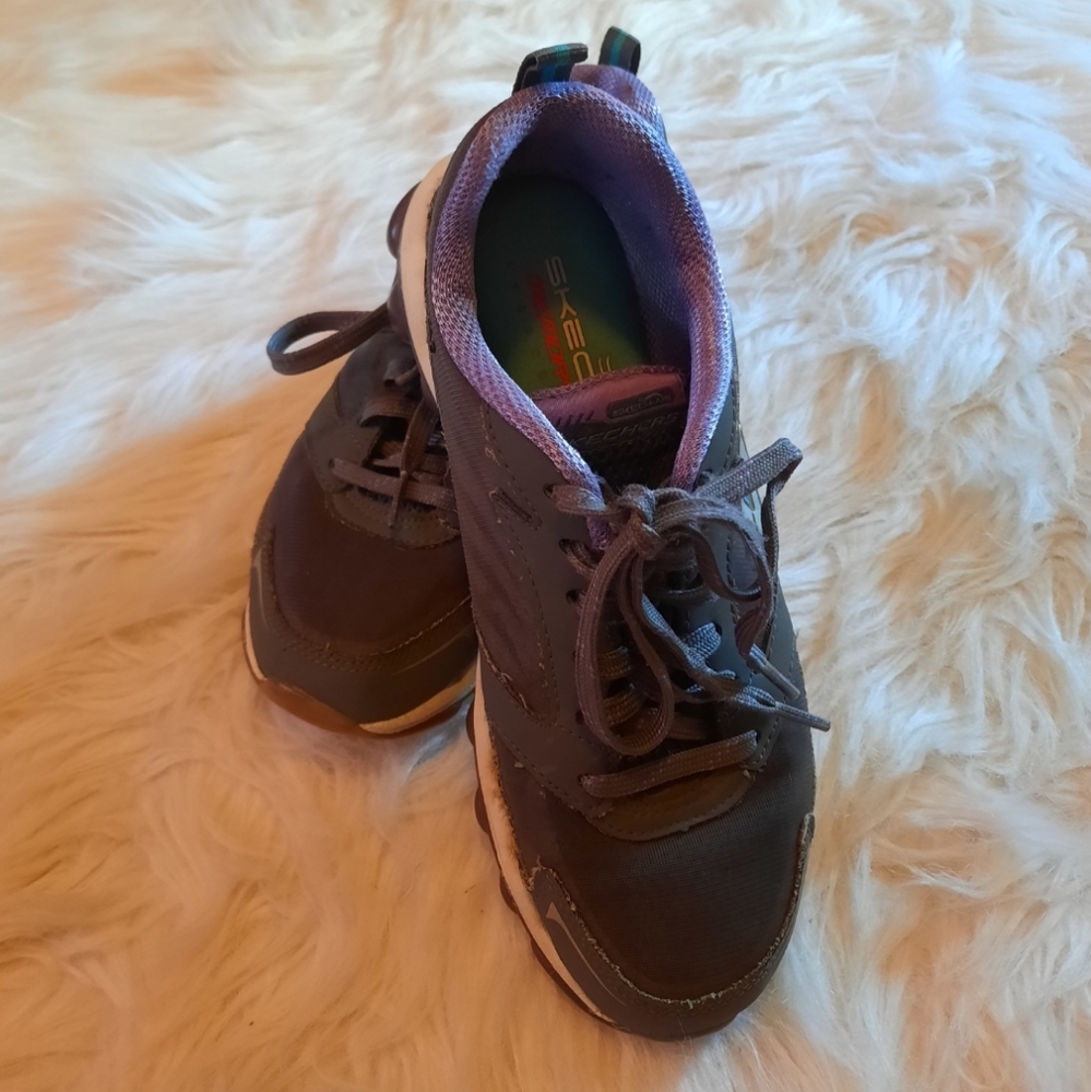 Memory Foam Skechers Purple & Gray - Picture 5 of 8